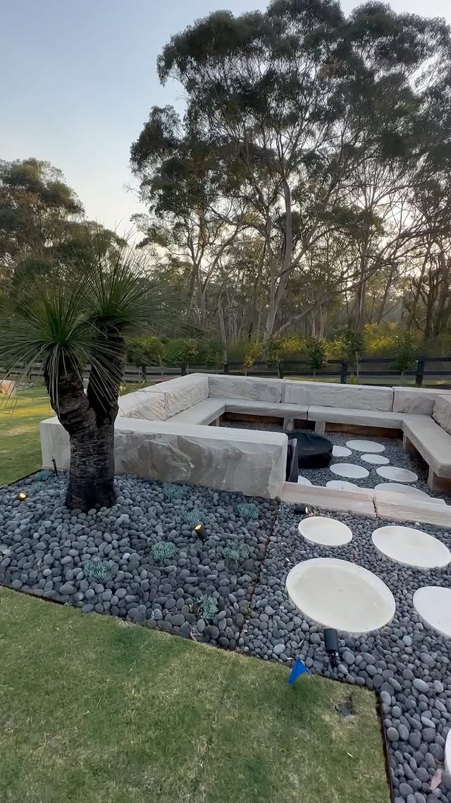Sandstone landscaping